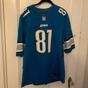 Calvin Johnson Lions Official NFL Jersey Nike M